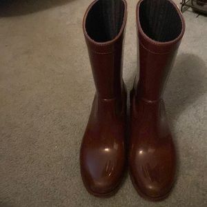 Prada maroon boots